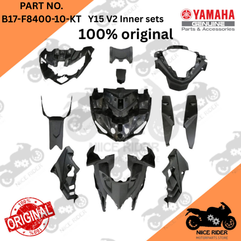 Yamaha Y15 V2 ชุดด้านในฝาครอบ B17-F8400-10-KT