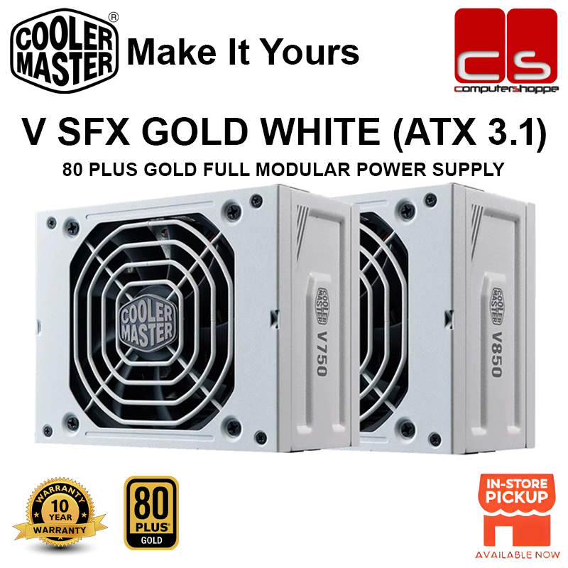 COOLER MASTER V SFX 750W / 850W 80 PLUS GOLD FULL MODULAR ATX3.1 PCIE5.1 POWER SUPPLY PSU