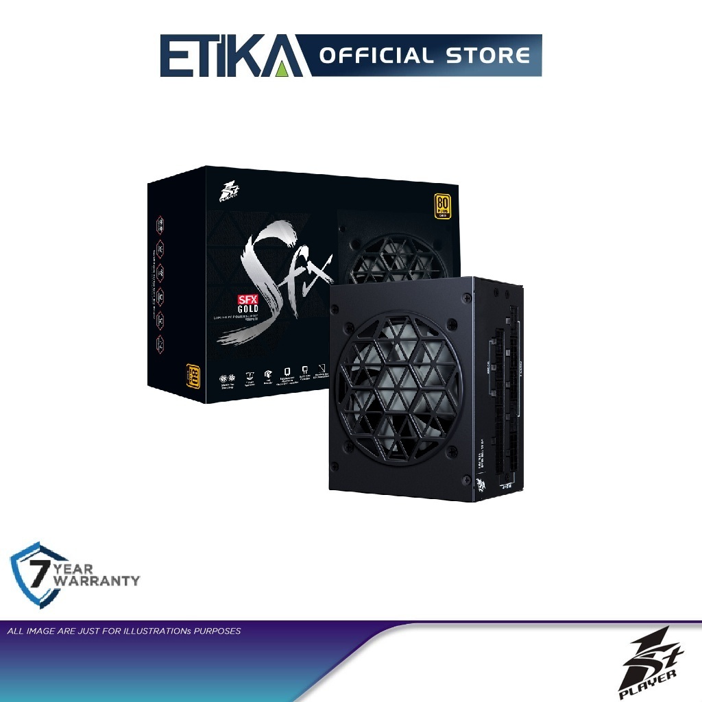 1st Player SteamPunk 850W PSU (PS-850SFX) ATX 3.1, PCIE 5.1, 850W, 80 Plus Gold, Full Modular SFX แห