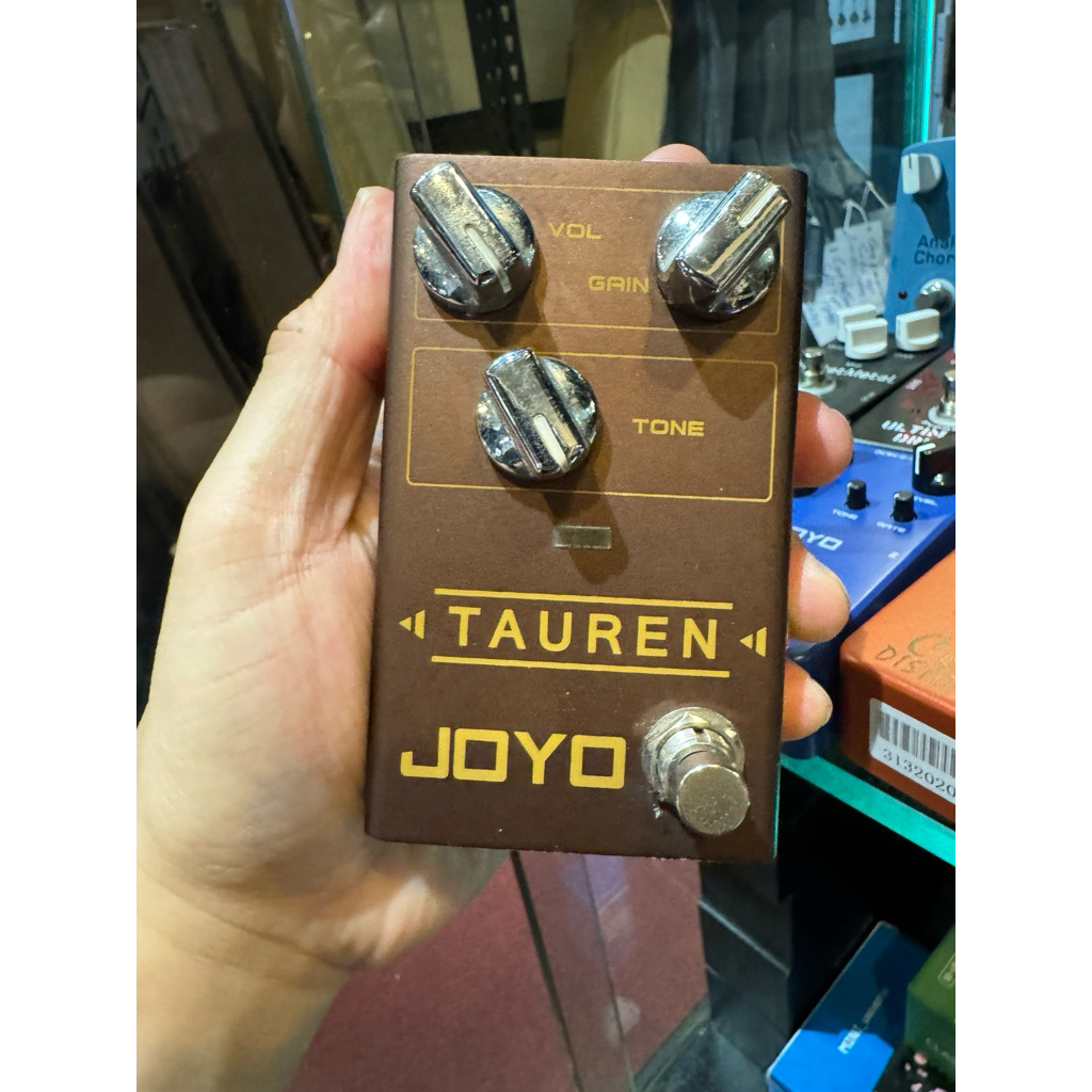 Joyo R-01 TAUREN High Gain Overdrive Pedal Clean Boost To Distortion สําหรับกีตาร์ไฟฟ้า (R01 R 01)
