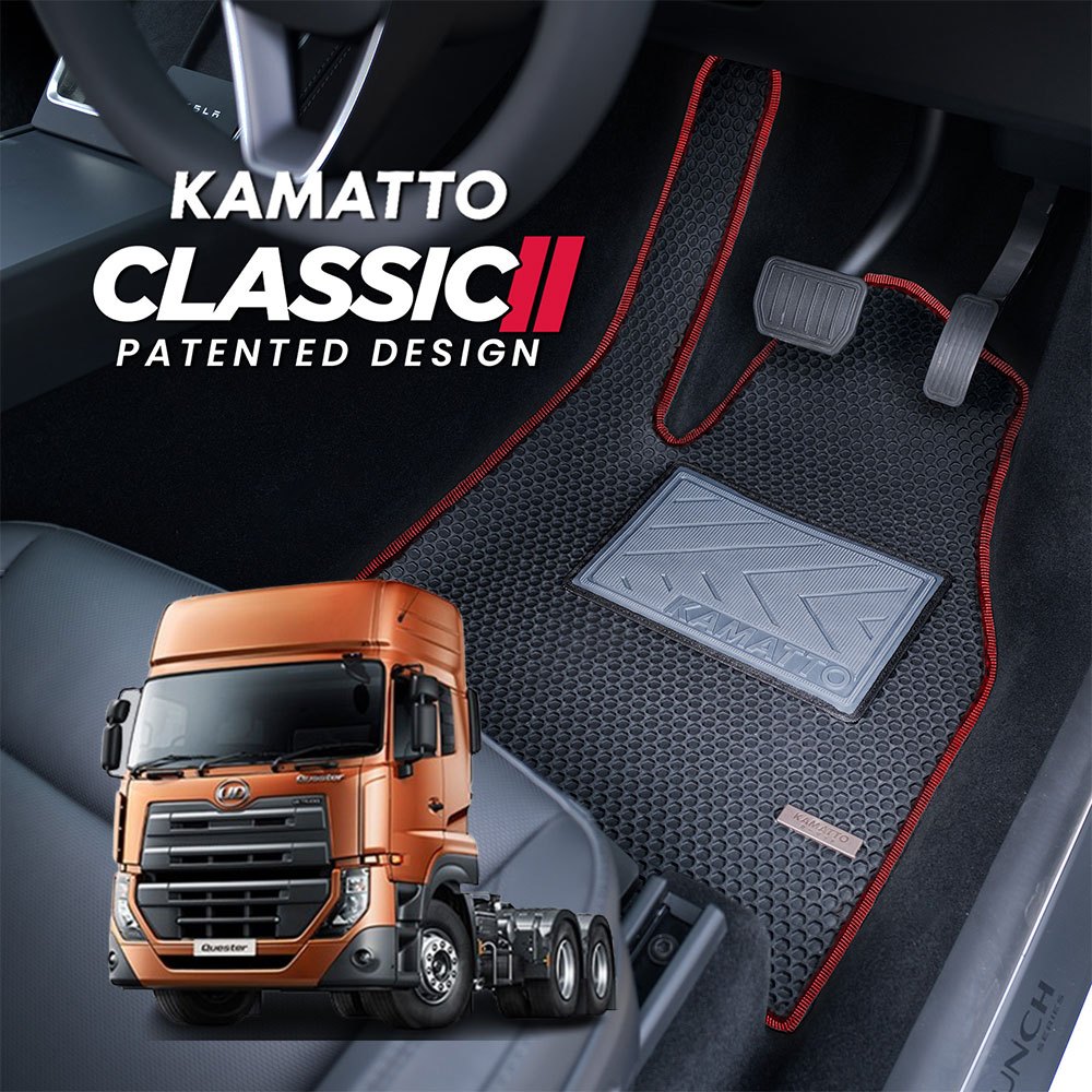 Kamatto Classic Nissan UD Quester CKE330 (2013-ปัจจุบัน) พรมปูพื้นและพรมรถยนต์