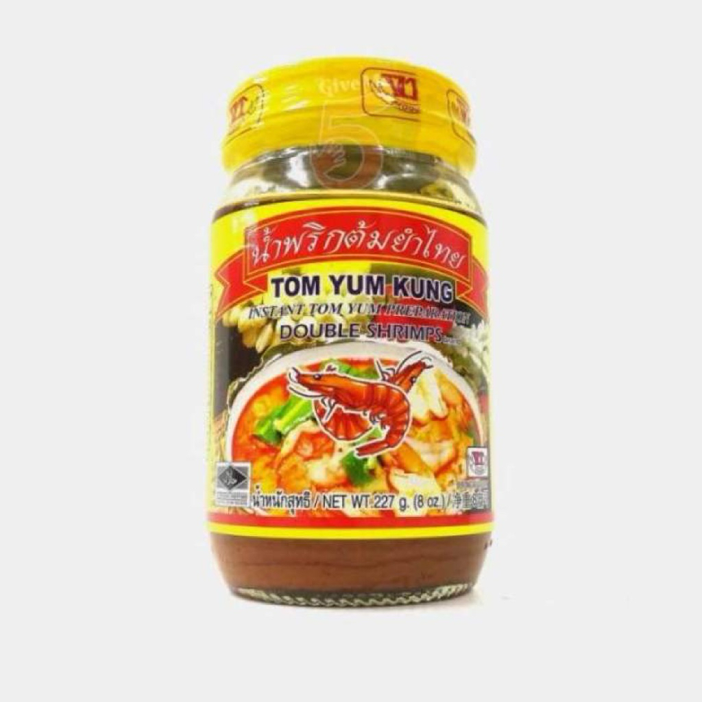 นางฟ้ากุ้งคู่ Thai Prawn King Tom Yum Kung Paste 227g / Perencah Tom Yam ฮาลาล 冬 阴 เรื้อรัง酱料