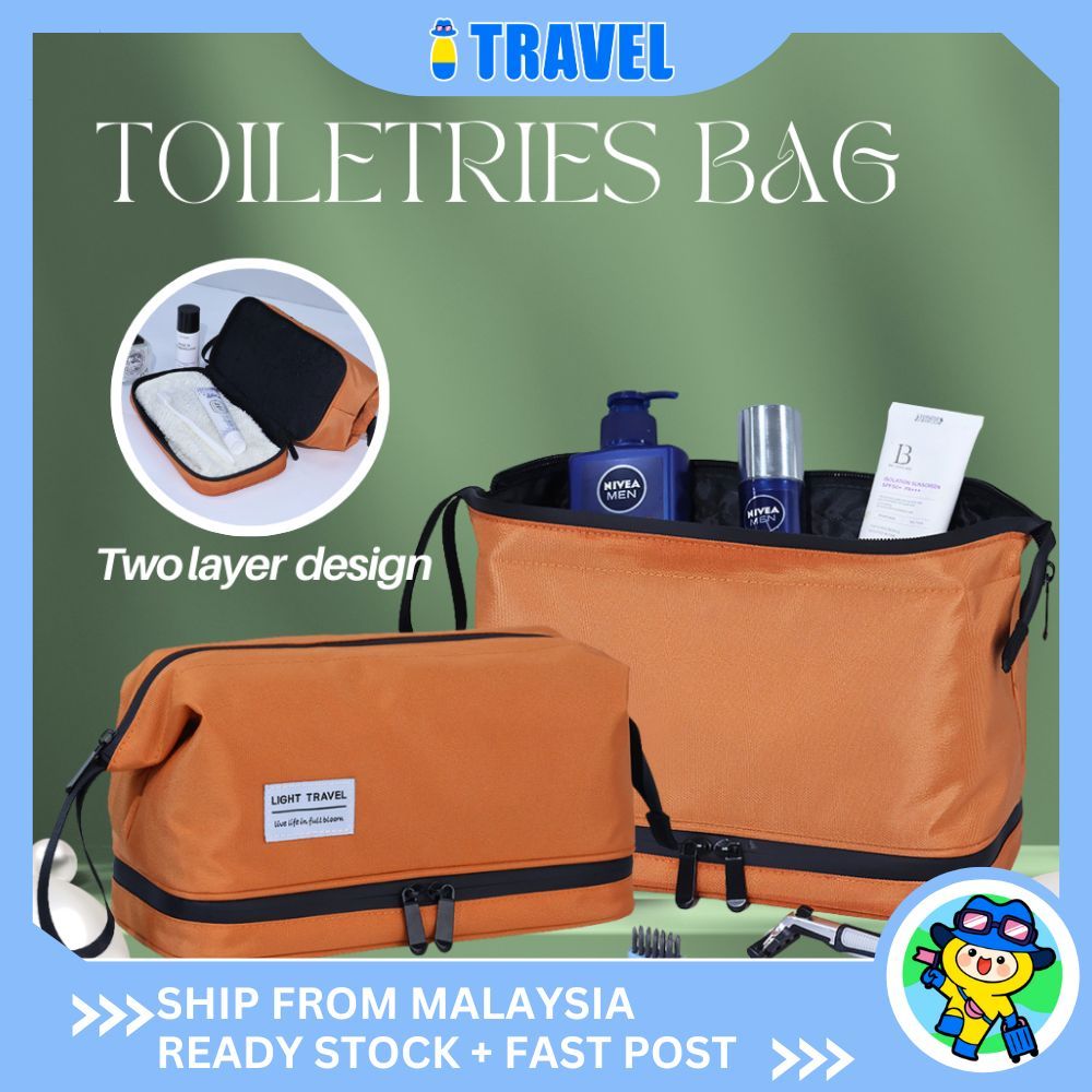 ITRAVEL 2349 กระเป๋าแต่งหน้าแบบพกพา Travel กระเป๋าเก็บเครื่องสําอางแบบพกพา กระเป๋าใส่อุปกรณ์อาบน้ํา