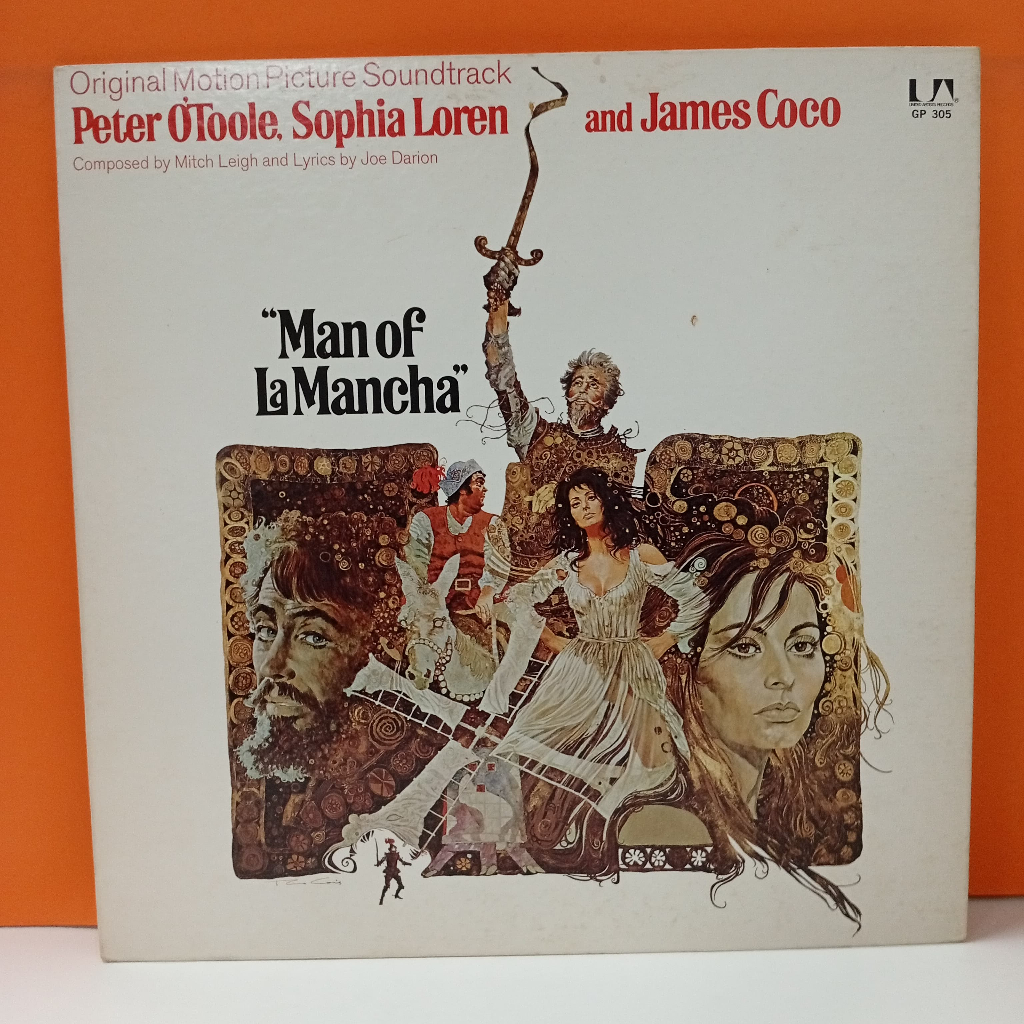 RR41-29 LP TERPAKAI [ MAN OF LA MANCHA ] LP มือสอง < G >