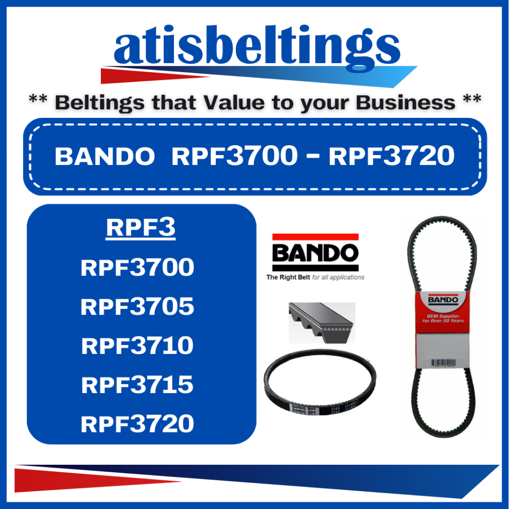เข็มขัด Bando RPF 3700 3710 3720 ( 13 x 1755 1780 1800 )