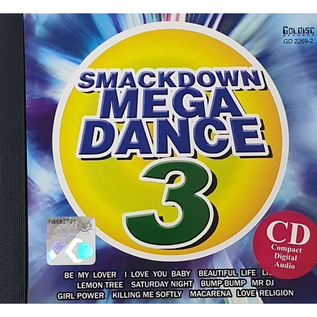 CD - Smackdown Mega Dance 3 (เวอร์ชั่นปก)