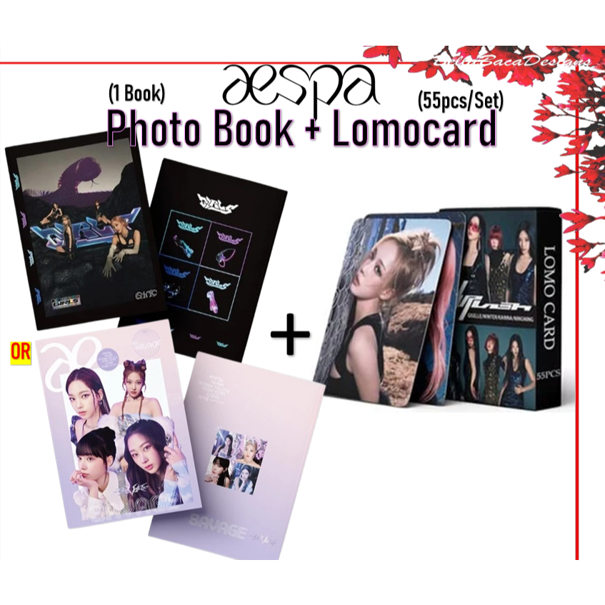 [SET] AESPA Mini Photobook และ Photocard SET โฟโต้บุ๊ค Aespa. โฟโต้การ์ด Aespa. ชุดเอสปา