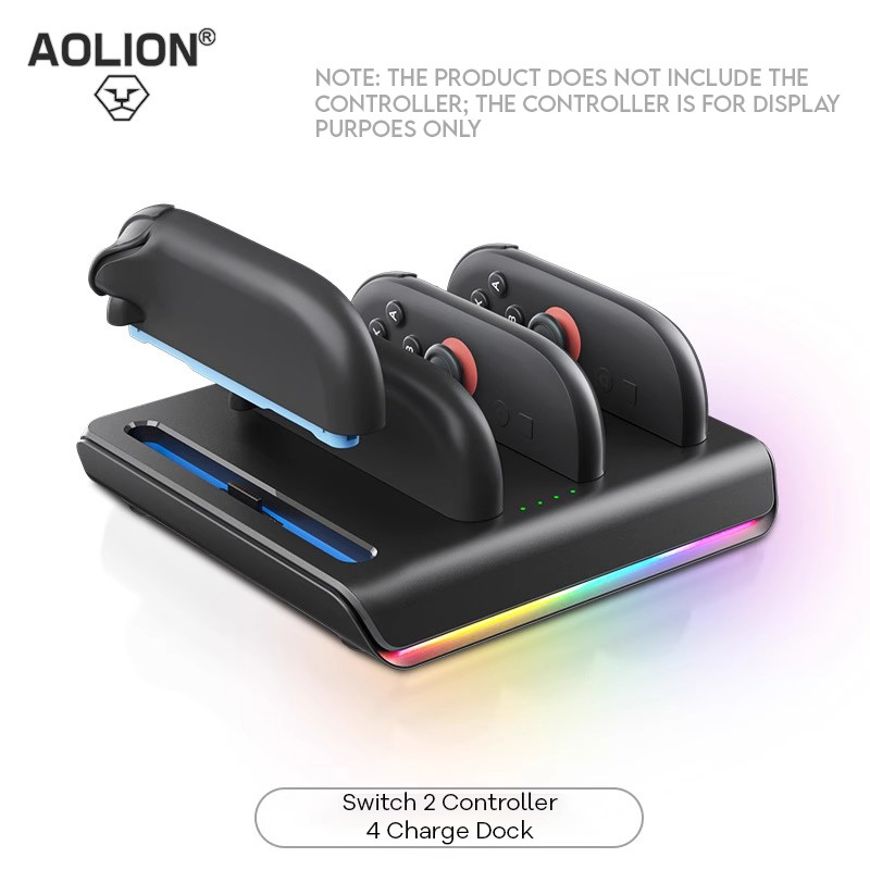Aolion NS2 Controller แท่นชาร์จสวิทช์ 2/4 Controller Storage & Display แท่นชาร์จ