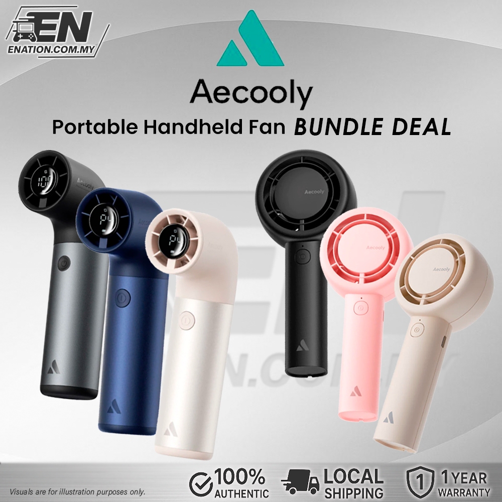 [Bundle] Aecooly Aero Pro + Halo 01 พัดลมความเร็วสูงแบบมือถือแบบพกพา | ประกัน1ปี