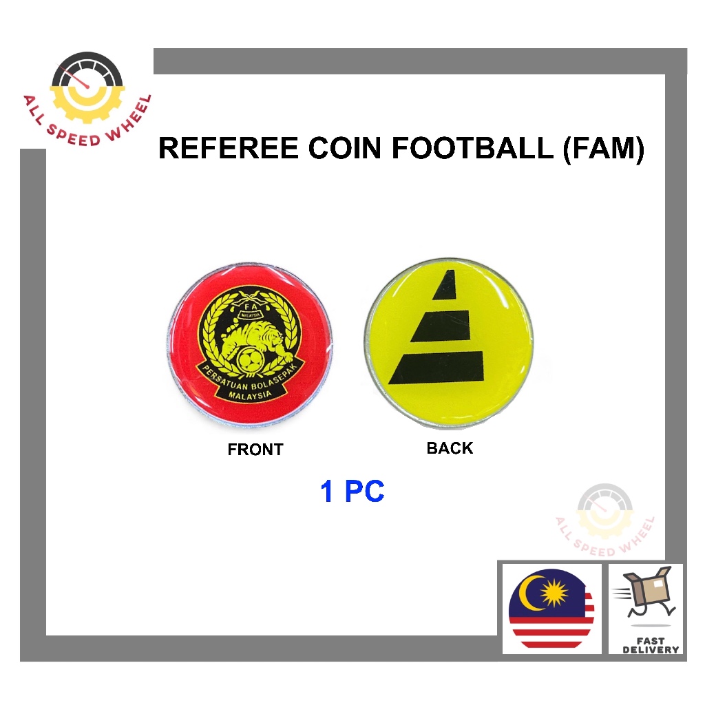 1 COMBO SET PENGADIL FOOTBALL(FAM)/UMPIRE REFEREE TOOL KIT/CARD/COIN/BAG/TOS UMPIRE/FREE WHISTLE/(马)
