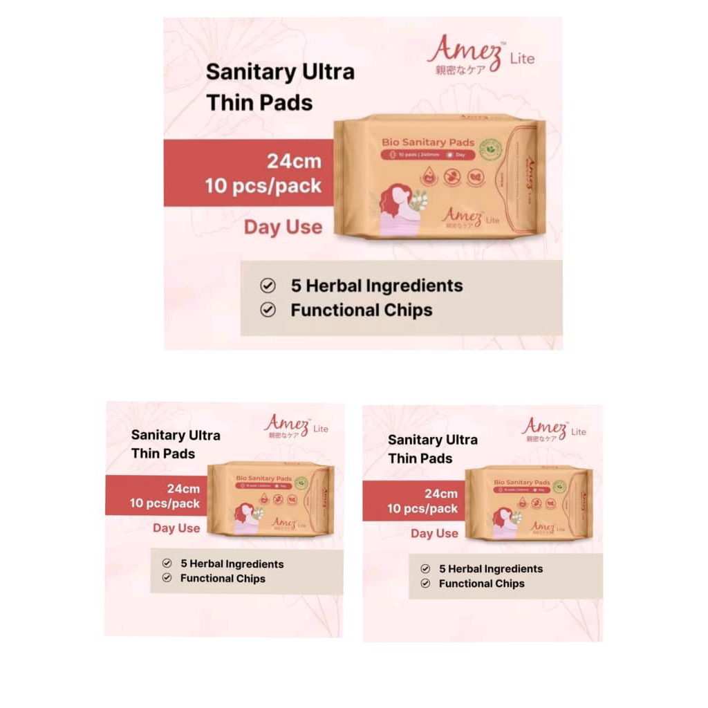 Amez Lite Day(240mm)Herbal Functional Pad Combo 3pack