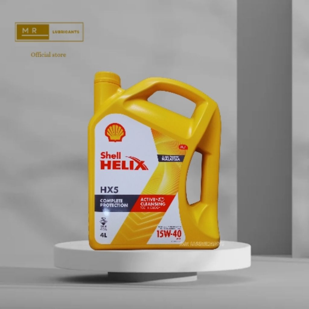 แพ็คใหม่ !!! เปลือก HELIX HX5 15W-40 (4LITER)