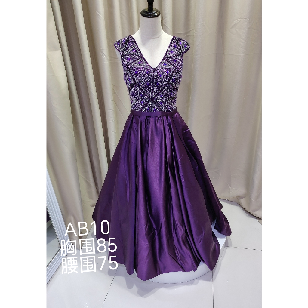 ชุดแต่งงาน/ Dinner Dress มือสอง 90% เหมือนใหม่ (AB10) L~XL/Newest News สําหรับขาย 9成新款