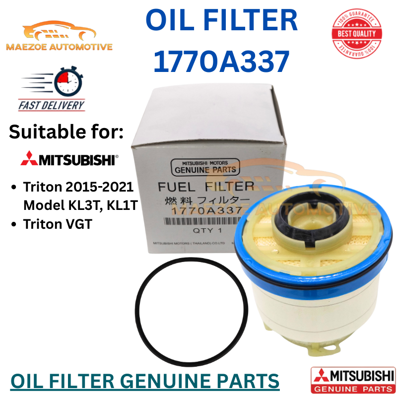 กรองน้ํามันเชื้อเพลิง Mitsubishi Triton 2015-2021 1770A337 MZ693004