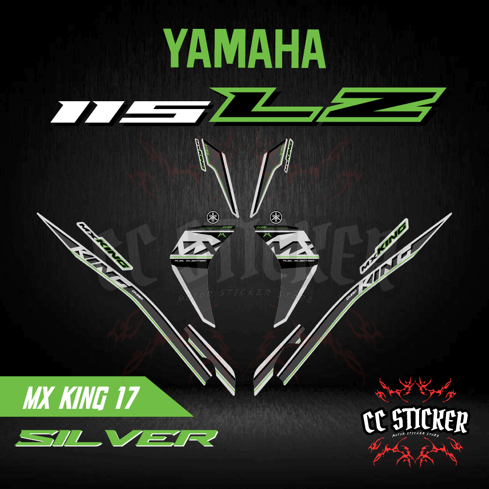 YAMAHA LAGENDA 115 ZR / SRL115 Fi MOTOR STICKER STRIPE MX KING (3) สติ๊กเกอร์ร่างกายแบบกําหนดเอง