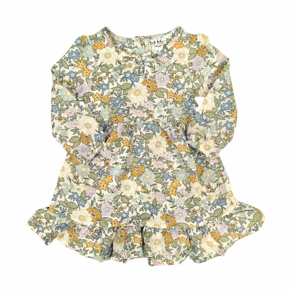 Ni-cole Mi-ller kids Longsleeves Dress / Floral Dress - Size 2-4T
