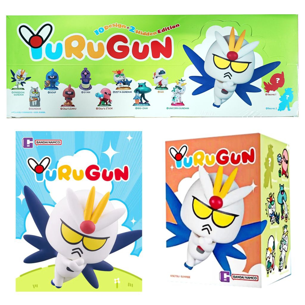 Bandai Mobile Suit Gundam Yurugun Vol. 2 Blind Box Freedom Gouf Zaku Gyan ZGok Zeta Big-Zam GM Unico