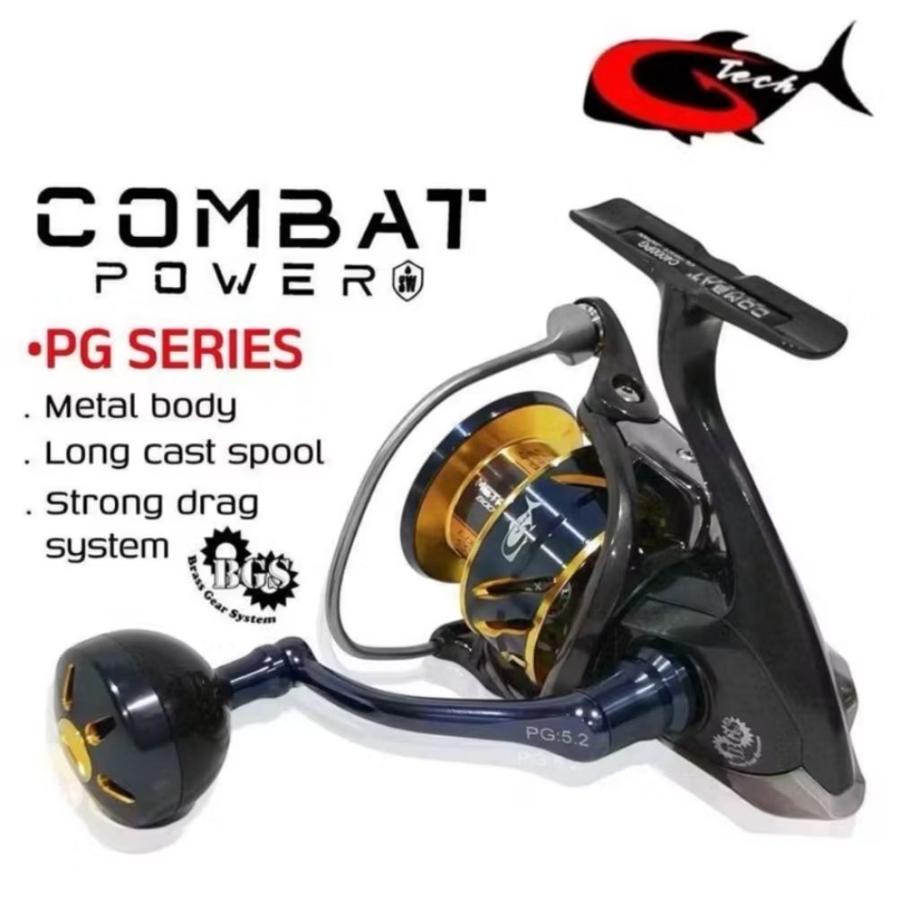 G-TECH FISHING REEL COMBAT POWER