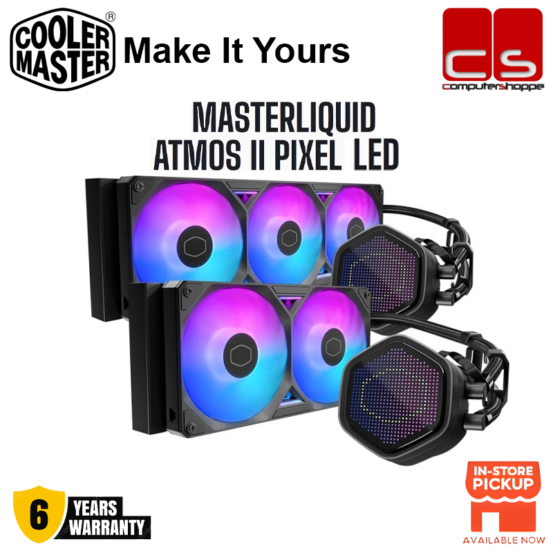 COOLER MASTER MasterLiquid Atmos II Pixel LED 240MM / 360MM AIO CPU Cooler