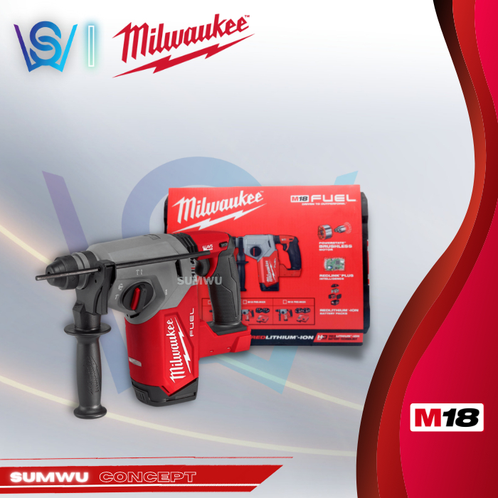 MILWAUKEE M18 GEN II FUEL 26MM FIXTEC SDS+ ROTARY HAMMER M18 FHX แบตเตอรี่สว่านไร้สายรื้อถอน