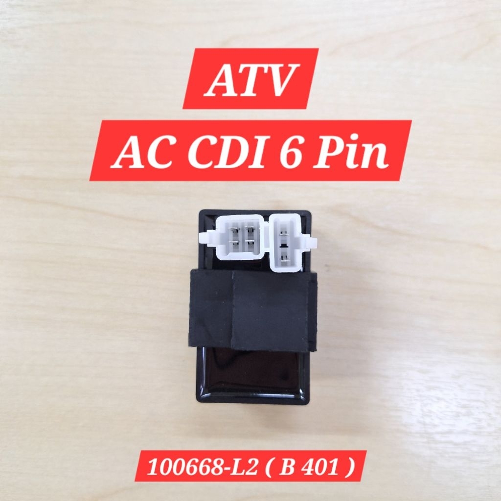 AC CDI 6 Pin สําหรับ ATV GY6, Mikilon U28 Quad Big Bull Small Bull ATV อะไหล่ Di
