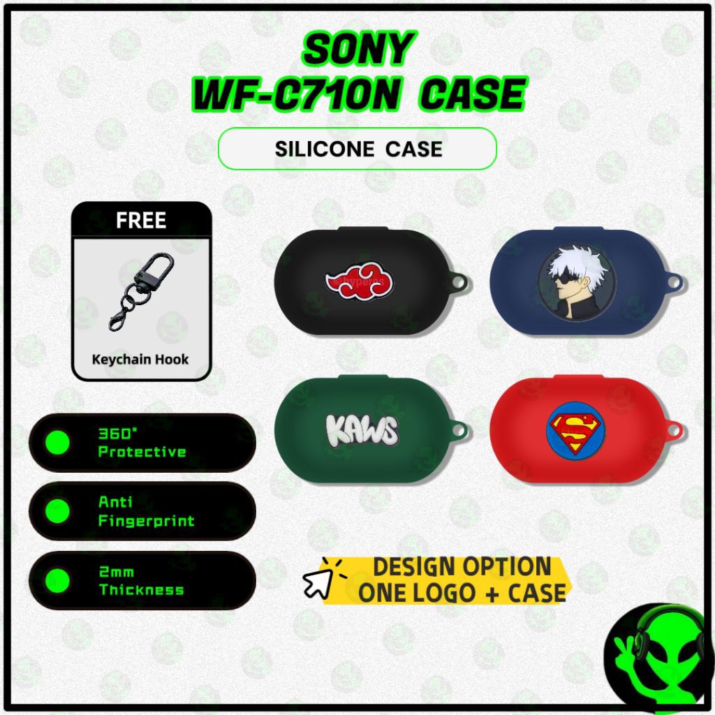 Sony WF-C710N Case Wireless Earbud Protective Shell Soft Silicone Case Sony Wf C710n Case