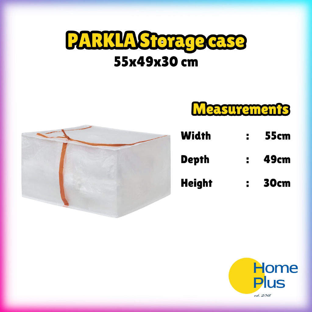 HomePlus ️ PARKLA กล่องเก็บของ 55x49x30 ซม