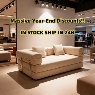 【SHIP IN 24H】Trikings Compression Sofa Bed For Apartment Living Room  2-4 Seaters Pet-Friendly Removable and Washable