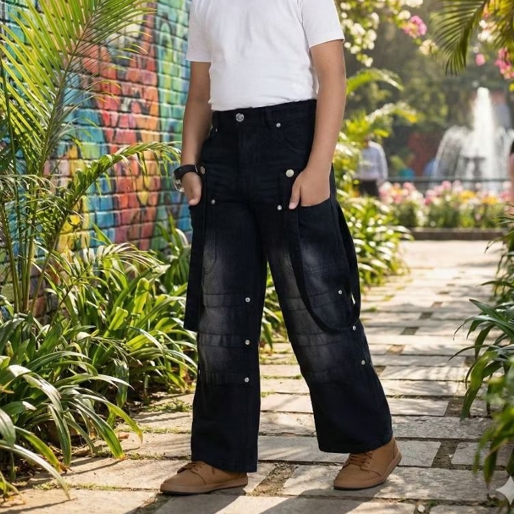 BAGGY CARPENTER KIDS JEANS PANTS SIZE 4YR ถึง 14YR