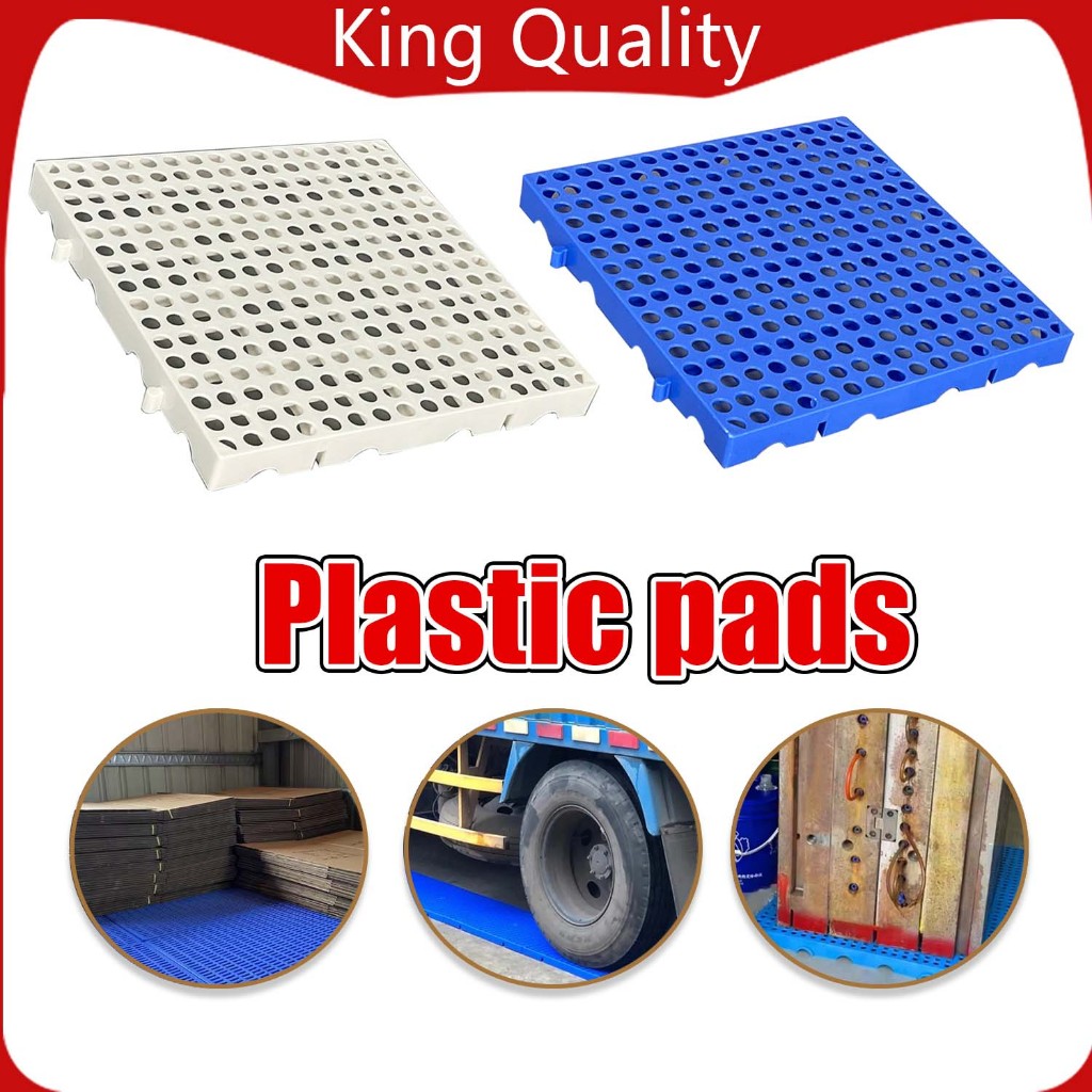 300x300 มม.พลาสติกพาเลท Breathable Grid/Nestable กันน้ํา/Moisture-Proof Cold Storage Mat/Warehouse P