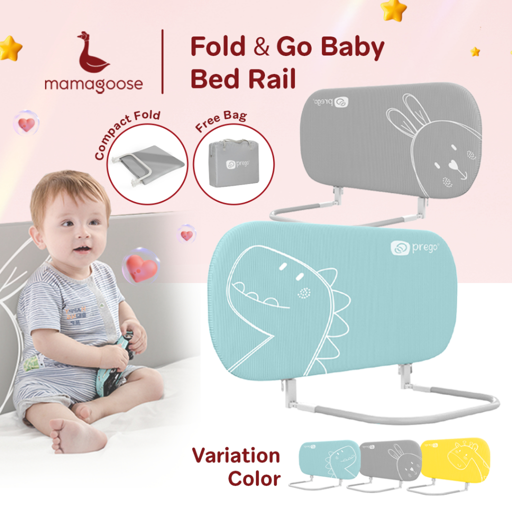 พับ n Go Soft Foam Bed Rail สําหรับความปลอดภัยการ์ด