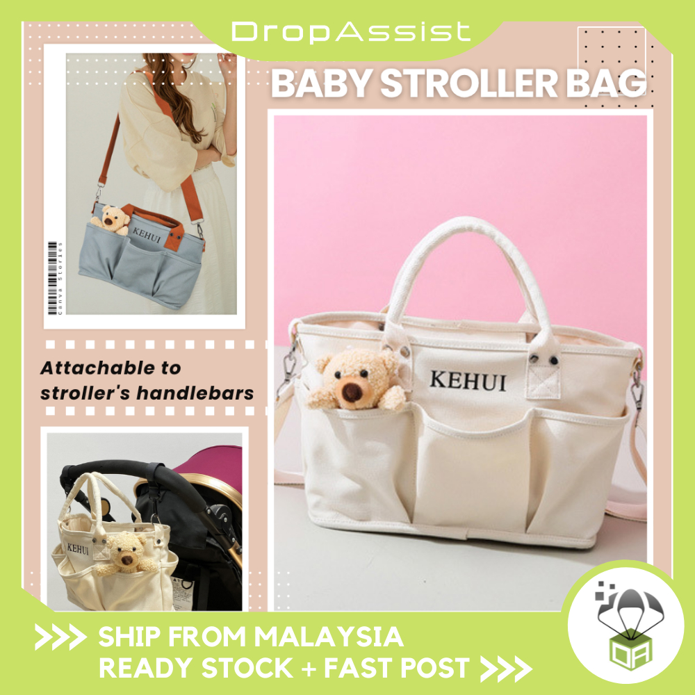 DROPASIST 2373 อเนกประสงค์ Mummy Diaper Bag Sling Baby Travel Mama Bag Beg Salin Bayi Lampin Mummy