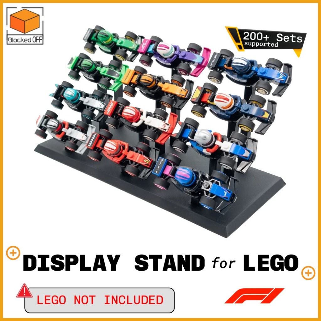 ขาตั้งจอแสดงผลสําหรับ LEGO F1 Collectible Race Car (71049) - 12 ชิ้น