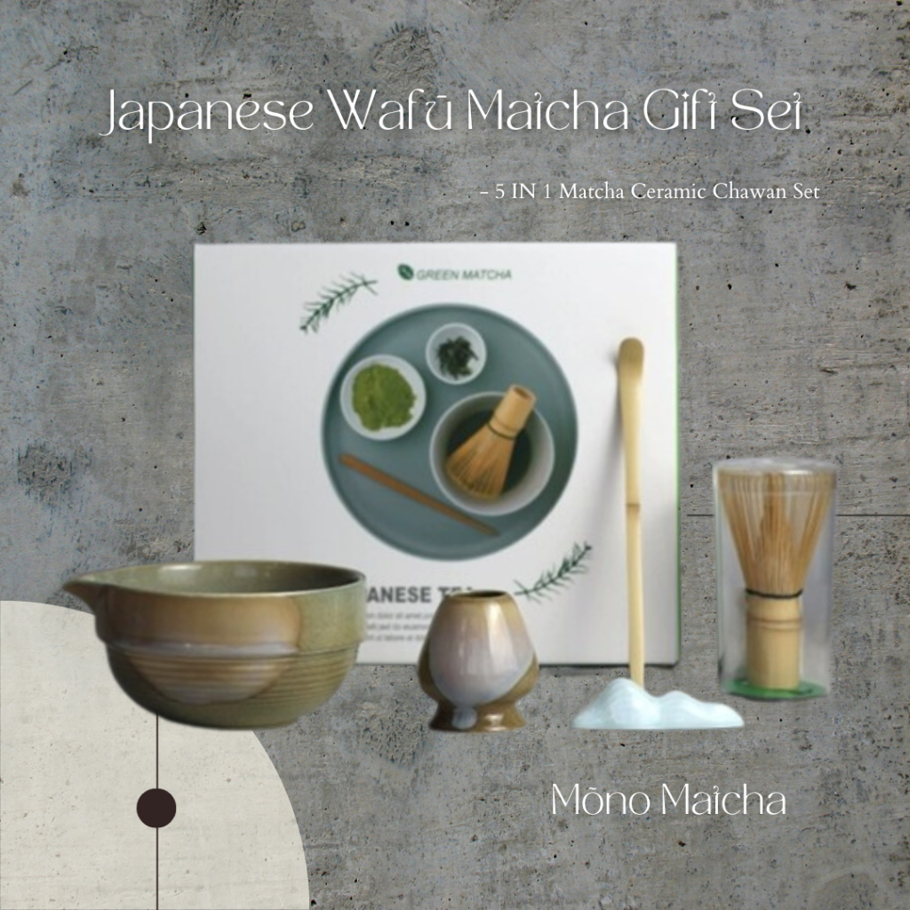 M M Anno Matcha 5 IN 1 Japanese Classic Waf Matcha Tool Set 5 IN 1 Jin Robot and 风trual Herna Teacra