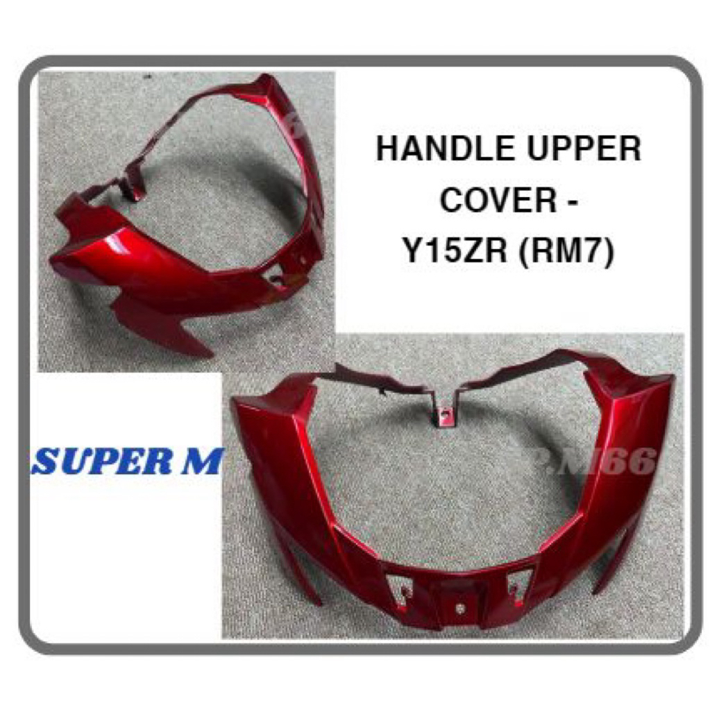 YAMAHA Y15ZR V1 Y15Z Y15 CONVERT TO V2 (มิเตอร์ PAKAI V1) HANDLE TOP UPPER COVER KEPALA DEPAN (สีแดง
