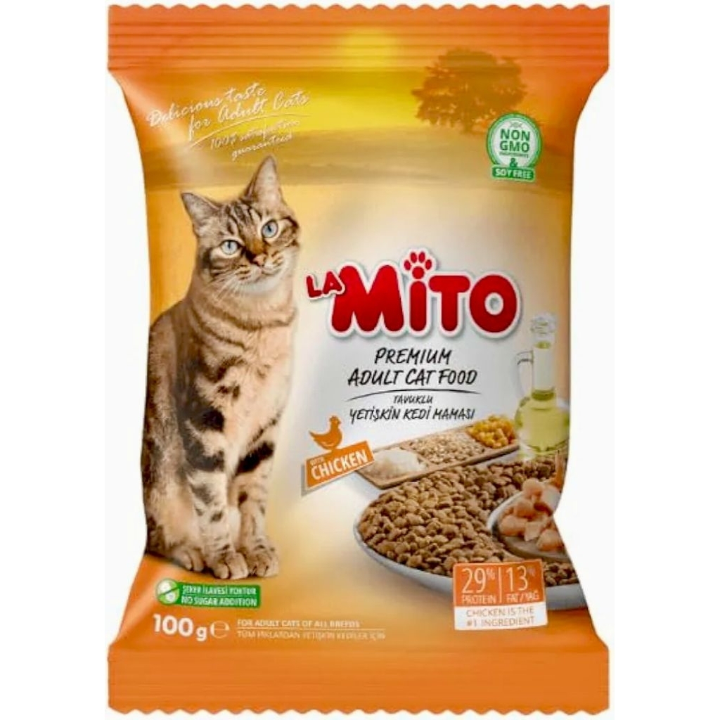 La Mito LAMITO อาหารแมวโต รสไก่ (100g)