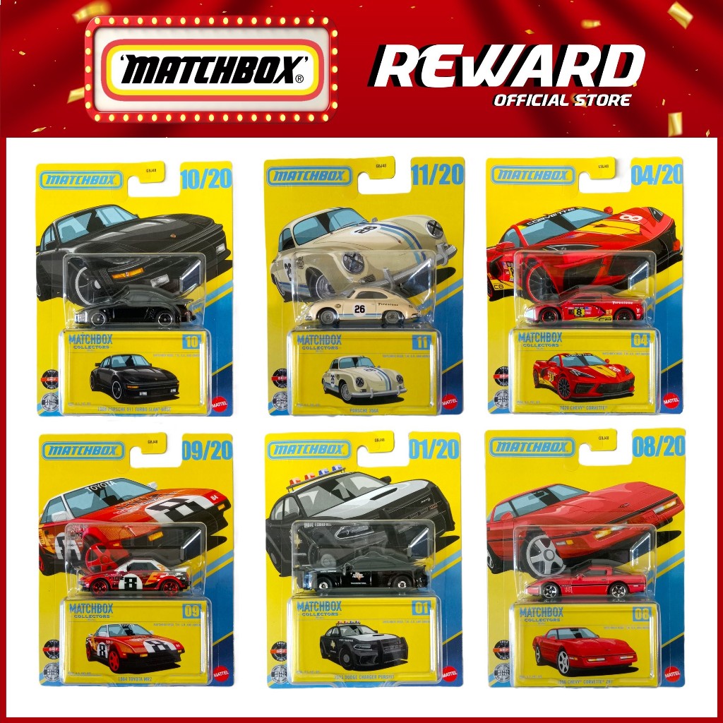 Matchbox Premium 1:64 Collector 2026-2025 GBJ48 2026 Dash F ล่าสุด (เคส/ชุด)/Diecast