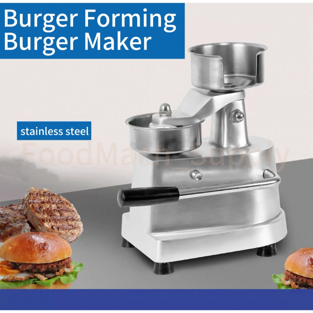 ORIMAS Commercial Stainless Steel Burger Forming Machine Manual Burger Patty Maker Ø10 / Ø13