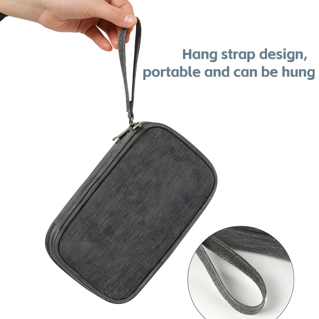 Travel Digital Gadget Organizer Cable Pouch Multi-function Storage Bag thumbnail 4