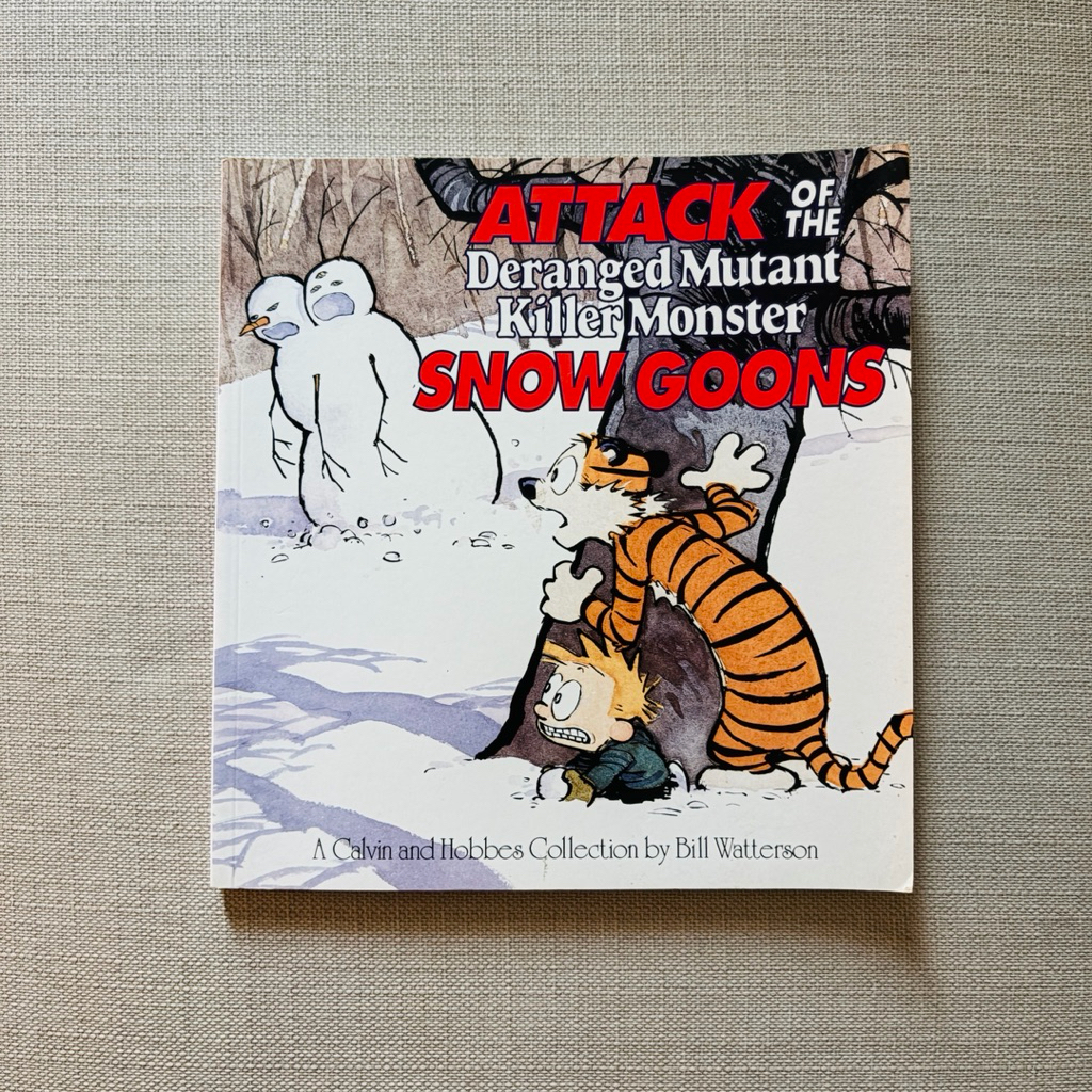 Attack of the Deranged Mutant Killer Monster Snow Goons Calvin และ Hobbes Bill Watterson หนังสือการ์