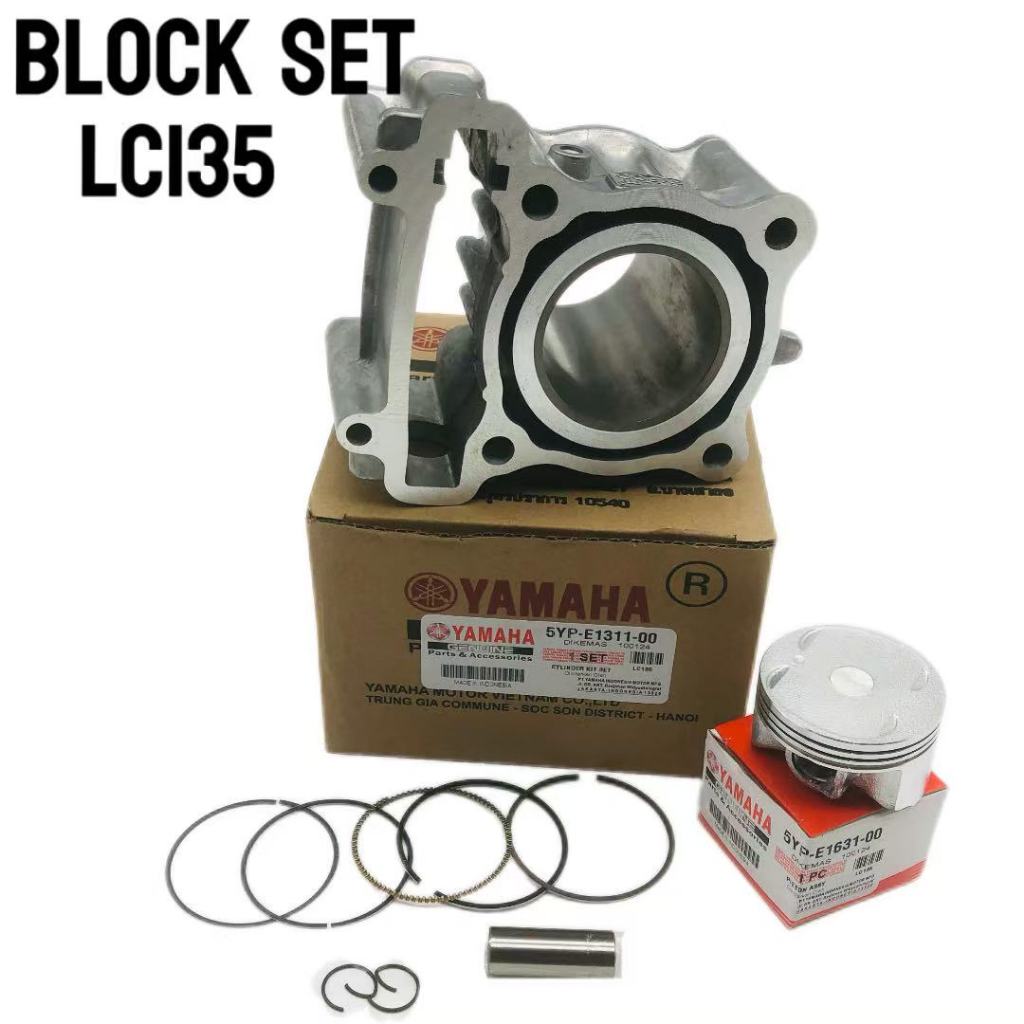 YAMAHA LC135 V1-V7 STANDARD CYLINDER BLOCK SET BLOK SET BLOCK LC