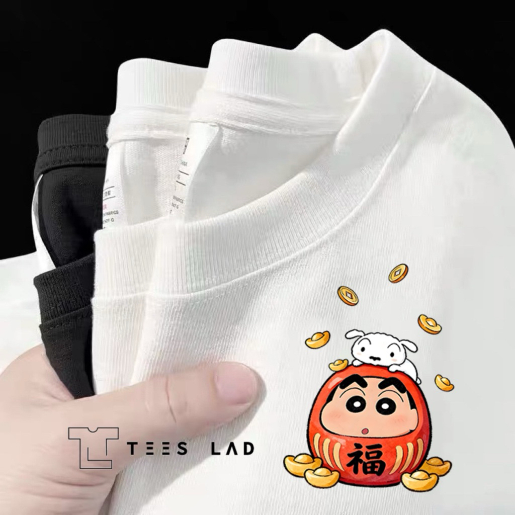 新年笔小新新福新新新新新新新新新款设计感短袖新款 新款设计感 T-SIZE/COUPLE SHIRT/BAJU KOREA / MANOVERD T-SHIRT