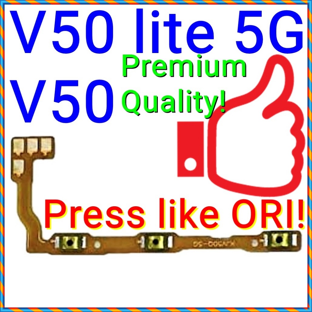 ใหม่เปิดปิดปุ่มปรับระดับเสียงสวิทช์ Flex Ribbon สําหรับ vivo V50 Lite 5G / V50 /V2440 V2427