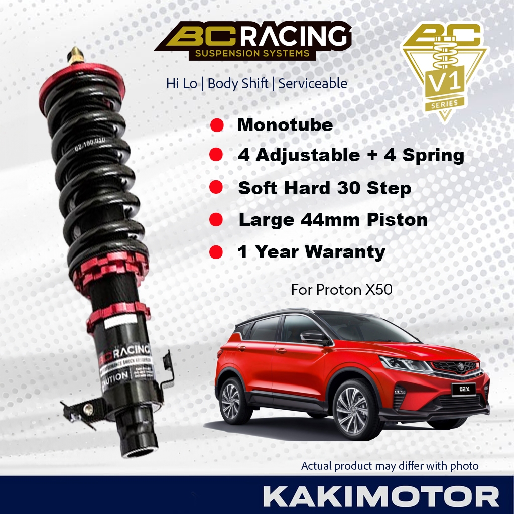 PROTON X50 BC Racing V1 SERIES SUSPENSION สามารถใช้งานได้