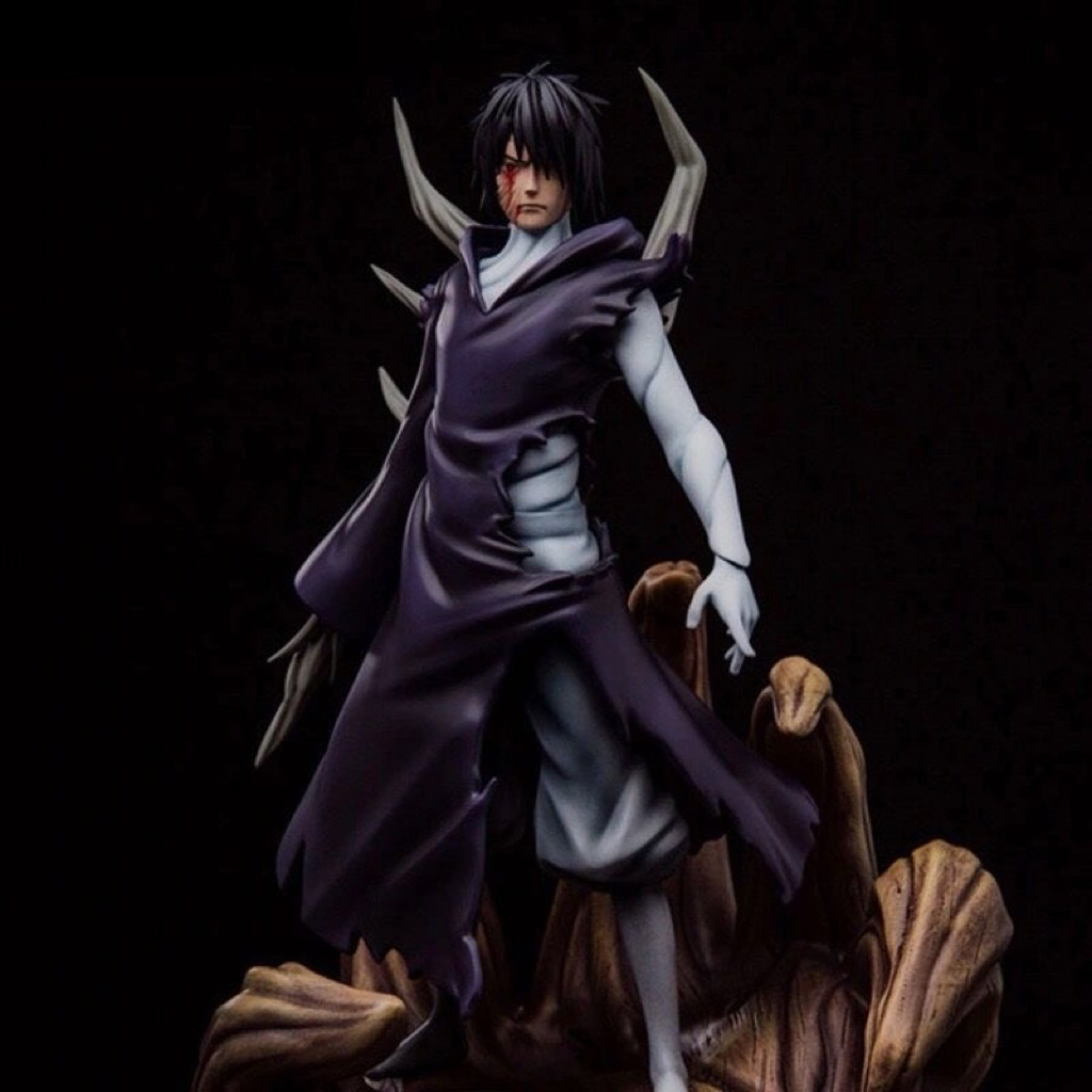 จัดส่ง Dari Johor Luminous cm Naruto Anime Figure Collection รูปปั้นของเล่น Uchiha Obito