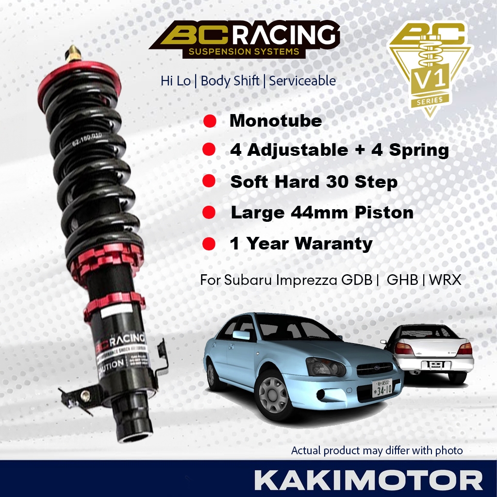 Subaru Impreza GDB/GH8/WRX - BC Racing V1 ชุดช่วงล่างแบบปรับได้