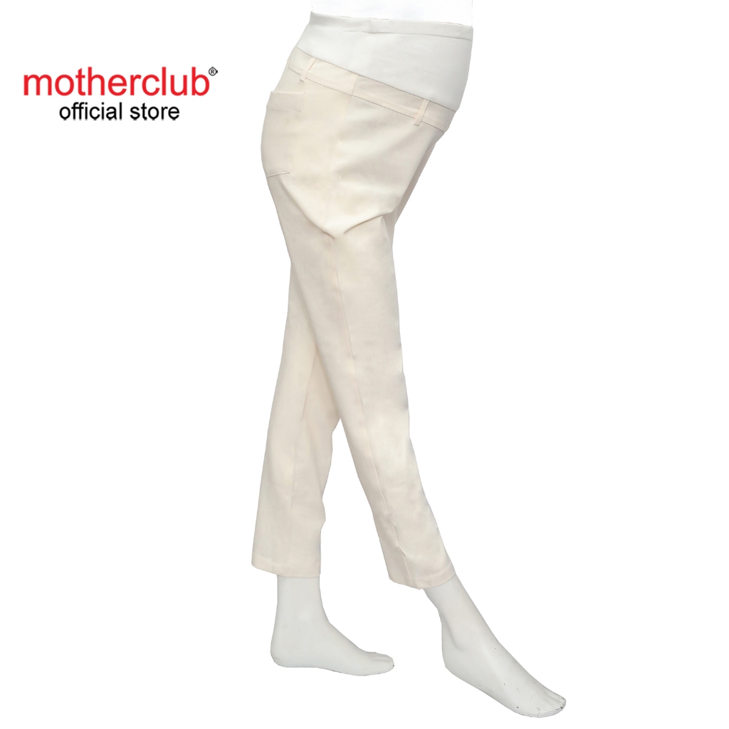 Motherclub กางเกงยาวทรงตรงผ้าฝ้ายจากญี่ปุ่น B1612