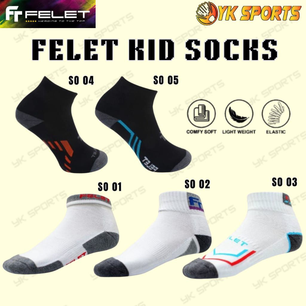 FELET JUNIOR SPORT SOCKS BADMINTON
