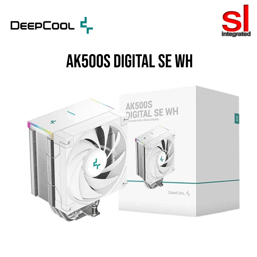 DeepCool AK500S Digital SE WH CPU Cooler พร้อมจอแสดงผลสถานะ