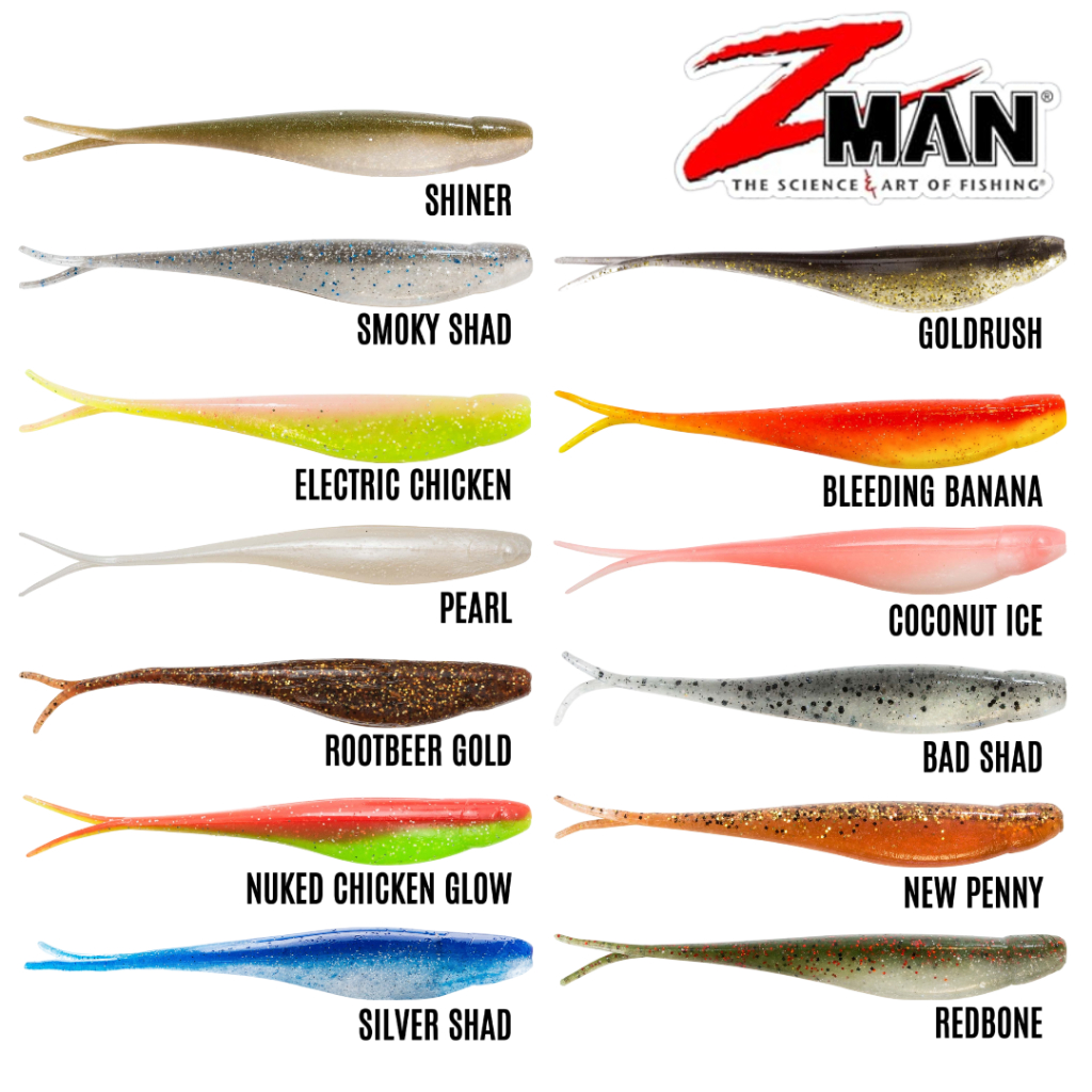 Z-MAN – SCENTED JERK SHADZ 5″ x 5PCS เหยื่ออ่อนล่อนุ่ม ราคา ถูกที่สุด ดีลบีเคเค แกลเลอรีภาพที่ 2